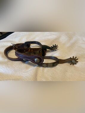 Pair of vintage/antique Western cowboy Spurs highly collectable